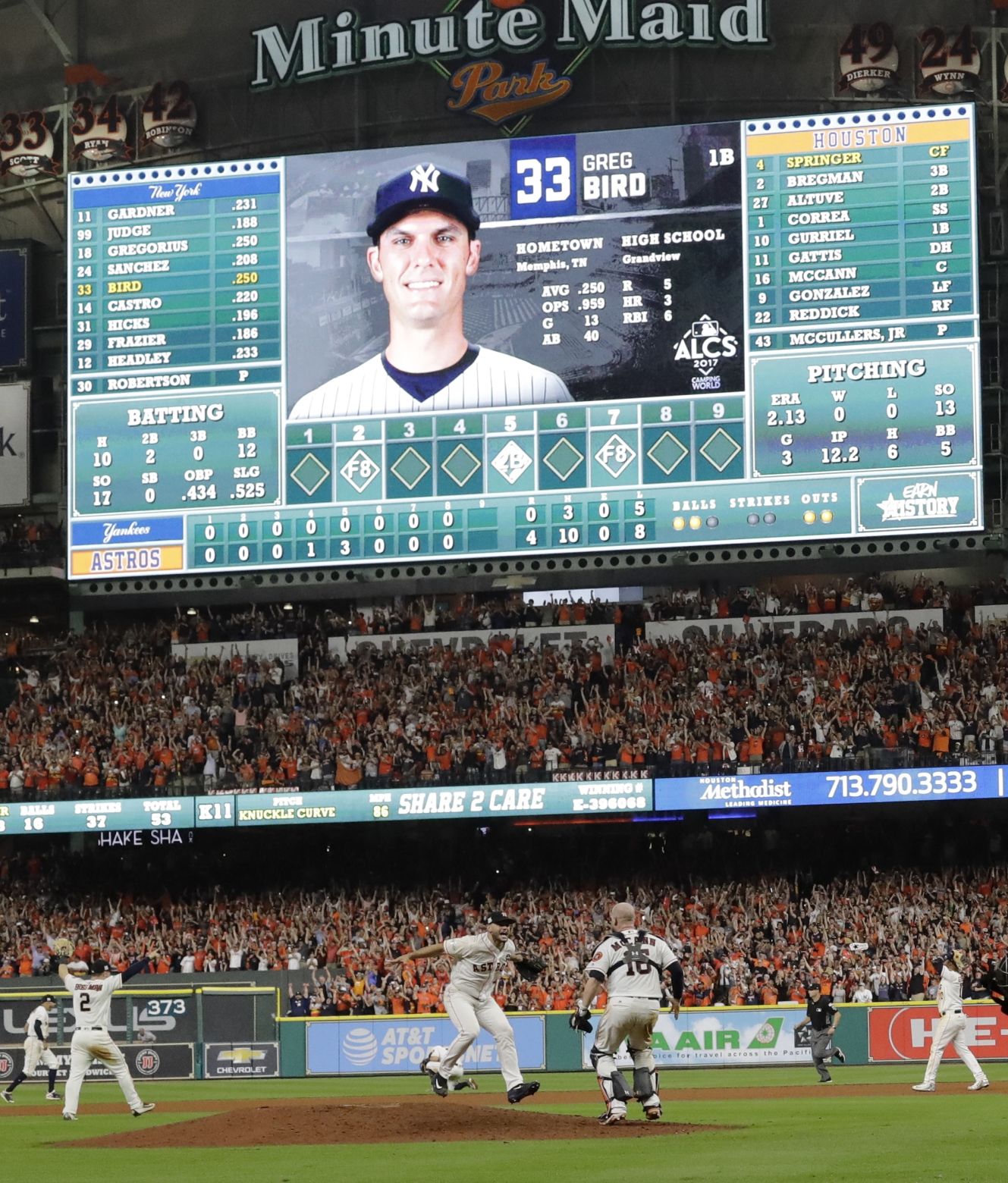Astros reach World Series, top Yankees 40 in Game 7 of ALCS The