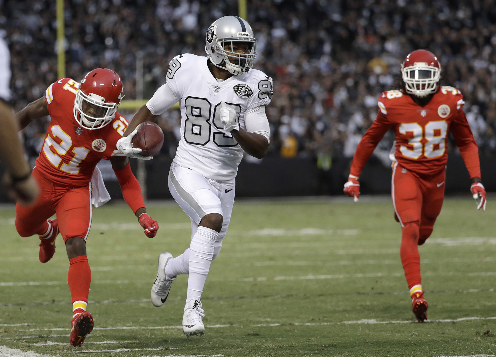 Raiders score on final play to beat Chiefs 3130 The Garden Island