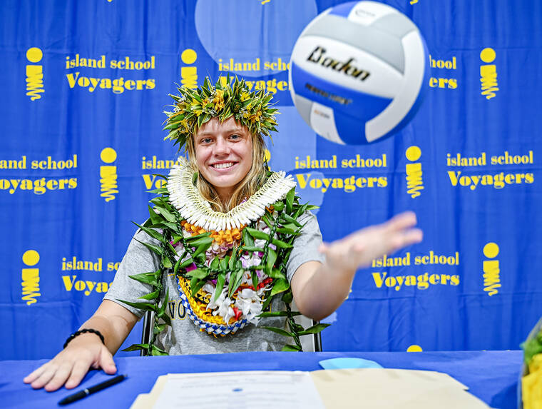 Island School senior Mary Magoun signs Letter of Intent